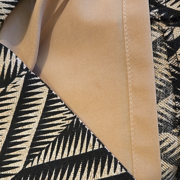 Anne Klein black and tan sleeveless dress Sz 10 - Picture 9 of 10